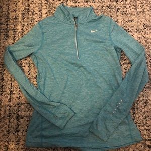 Long sleeve Nike running quarter zip